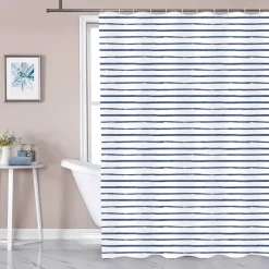 Lise Shower Curtain Stripe