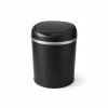 9L Motion Sensor Trash Can – Black Touchless Waste Bin