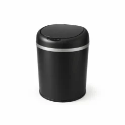 9L Motion Sensor Trash Can – Black Touchless Waste Bin