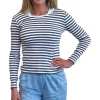 Long Sleeve Cew Neck Top In Basic Colors