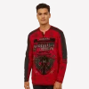 Long-Sleeve Graphic Biker-Inspired T-Shirt