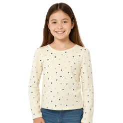 Long Sleeve Puff Shoulder Tee