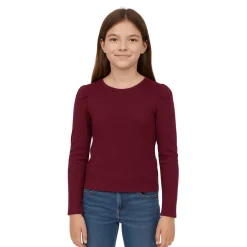 Long Sleeve Puff Shoulder Tee