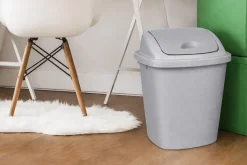 40L Swing Lid Trash Can