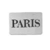 Lt Paris Bath Mat 20x30 White