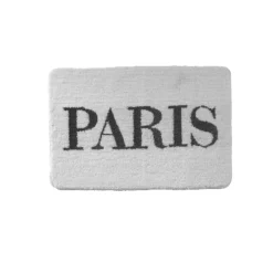Lt Paris Bath Mat 20x30 White