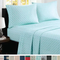 Luxury 6-Piece Bamboo Comfort Printed Sheet Set