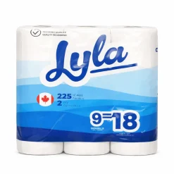 Lyla 9 Double Roll Toilet Paper