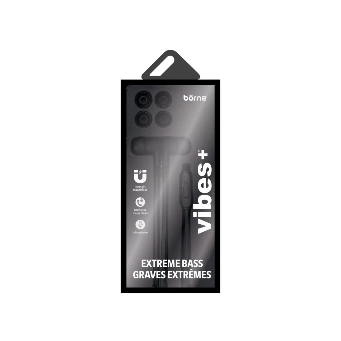 MAGNETIC WIRED NOISE ISOLATING EARBUDS WITH MIC AND EXTRA