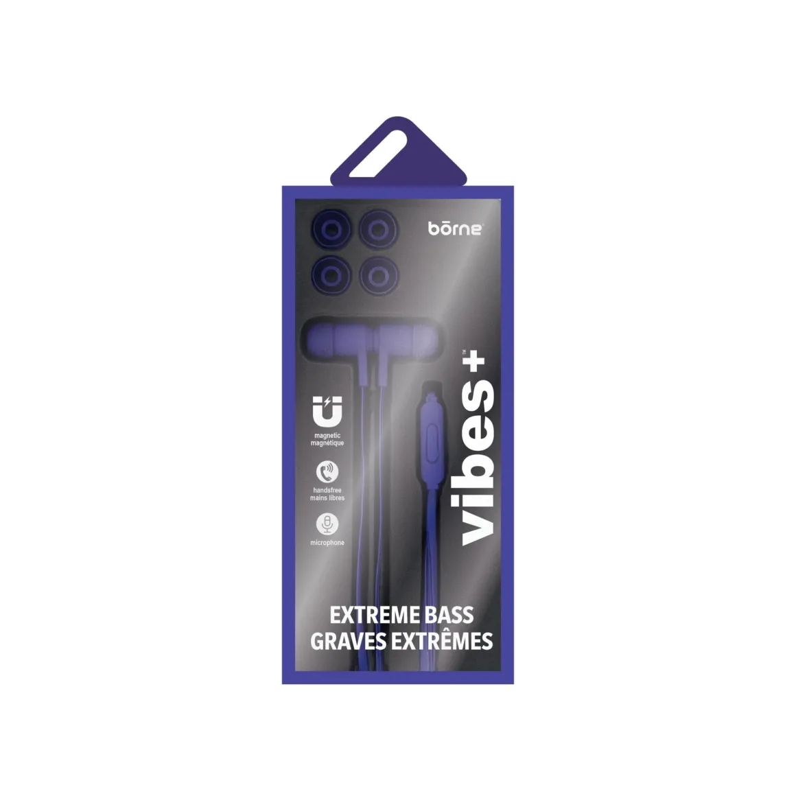 MAGNETIC WIRED NOISE ISOLATING EARBUDS WITH MIC AND EXTRA