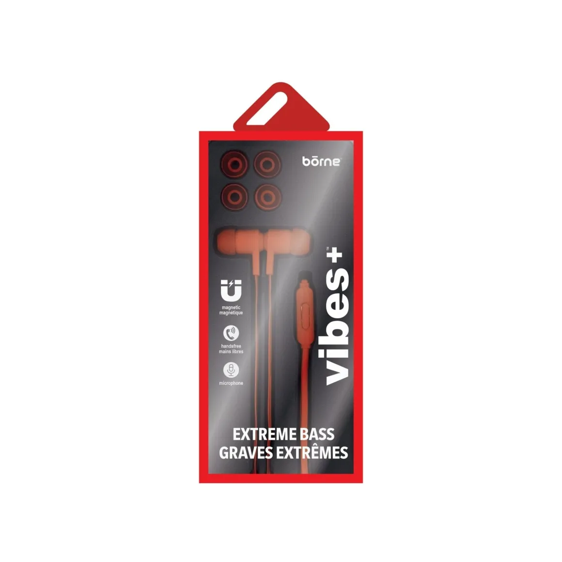 MAGNETIC WIRED NOISE ISOLATING EARBUDS WITH MIC AND EXTRA
