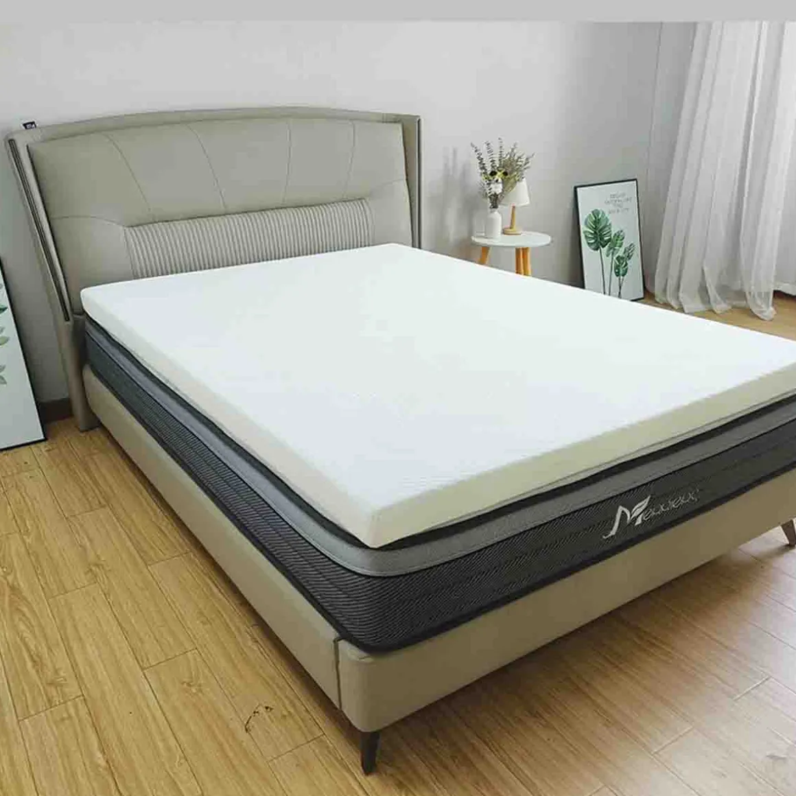 Maison Blanche-memory Foam 3inch Topper