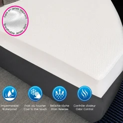 Maison Blanche - Waterproof Mattress Protector Pro Cooling Max