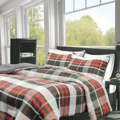 Marco - Comforter Set Black/white/red