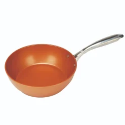 MASSIMO - Copper deep frying pan with lid