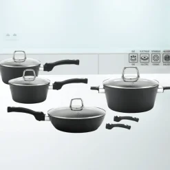 Massimo | 12-Piece Cookware Set - Black Rock Series