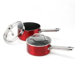 MASSIMO - 9 Pieces Stainless Steel Cookware Set