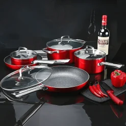 MASSIMO - 9 Pieces Stainless Steel Cookware Set