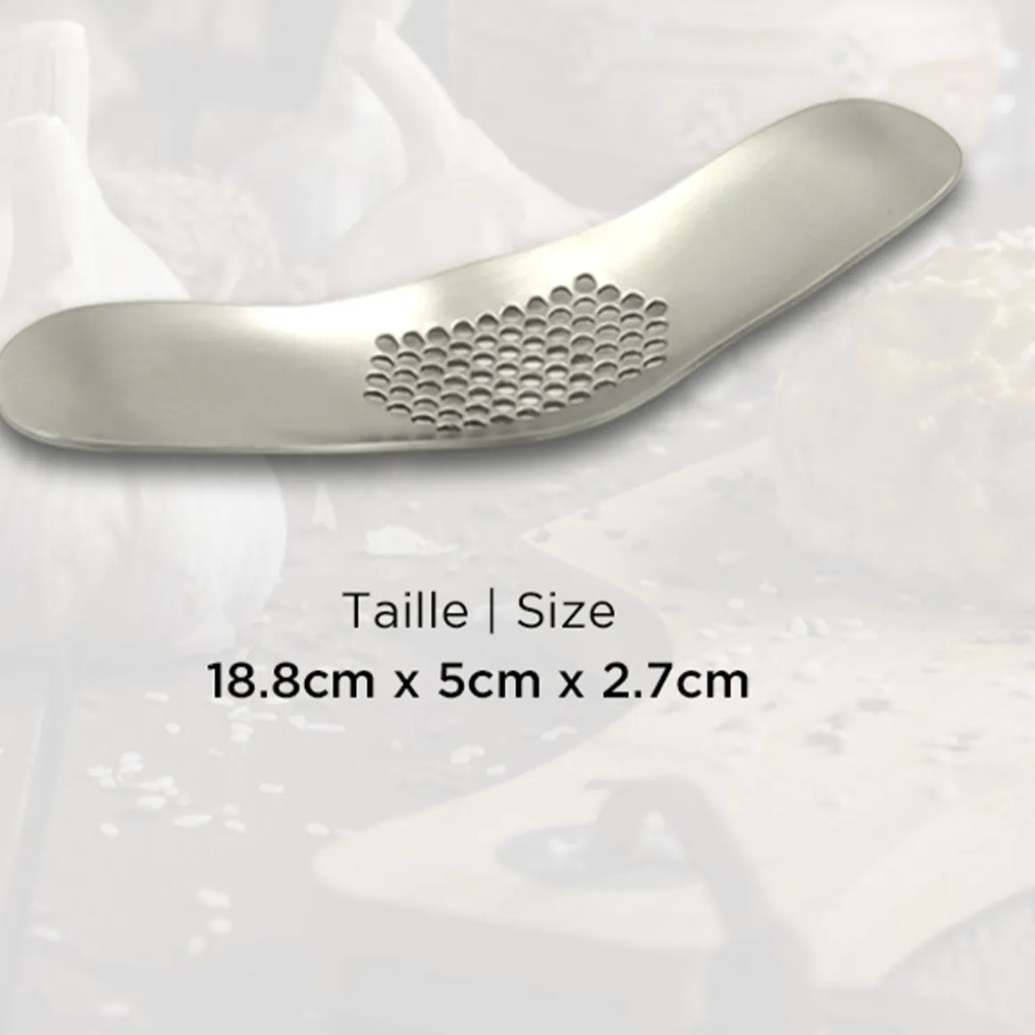 MASSIMO - Stainless Steel Garlic Press