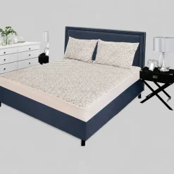 Mattress Pad Bamboo Charcoal Quilted Grey