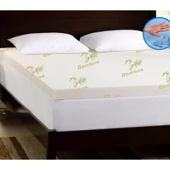 Mattress Topper Bamboo Cover Gel Mempry Foam