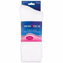 Medi+Tech Diabetic Crew Socks – 2-Pack
