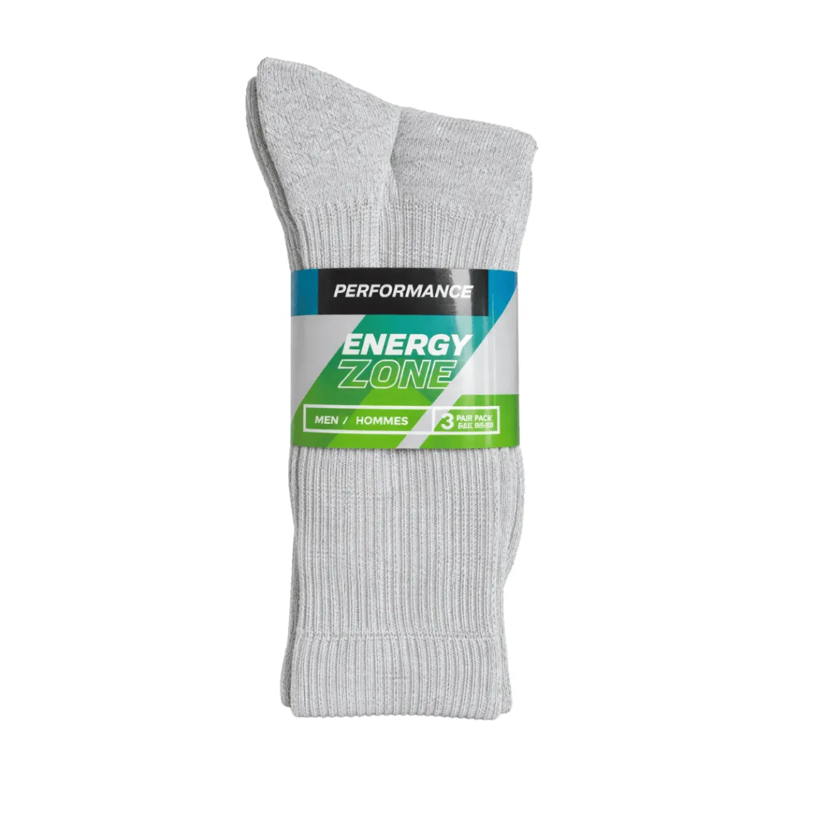 Men’s Performance Crew Socks – 3-Pack