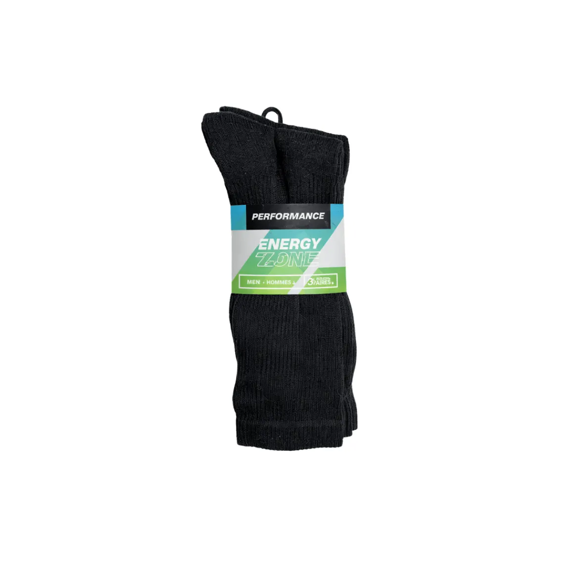 Men’s Performance Crew Socks – 3-Pack