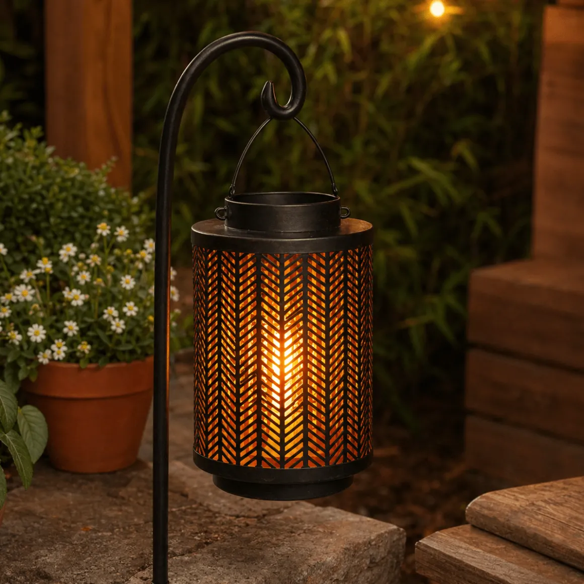 Metal Filigree Lantern – 24 cm