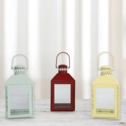 Metal Lantern 21 With LED