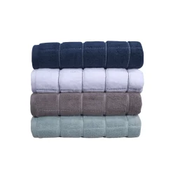 Midnight-Towel Teal Check Motif Teal Collection