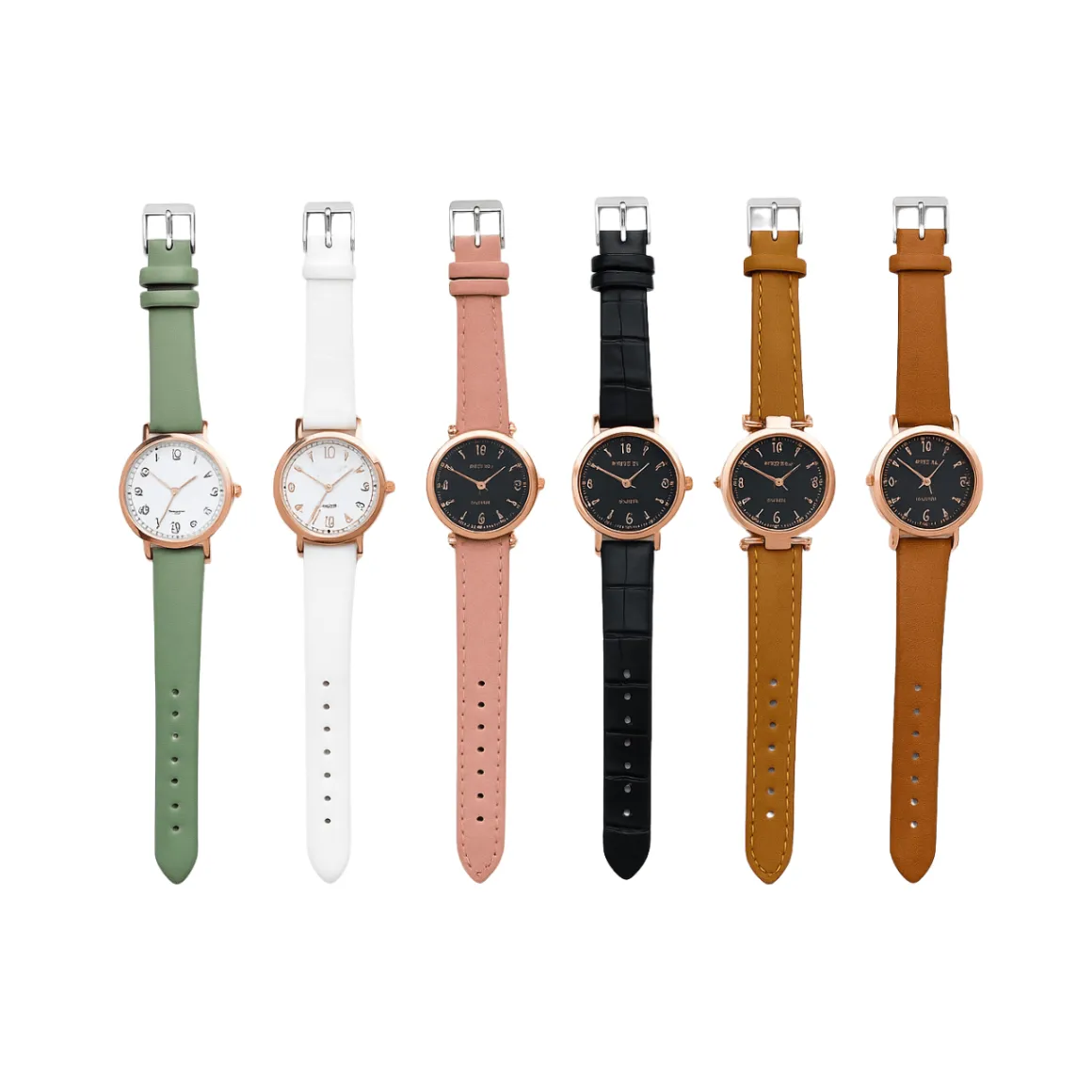 Minimalist Leather Strap Watch