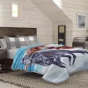 Mink Blankets Black Horse