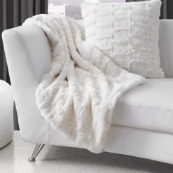 Monroe | Faux Fur Textured Throw | 50x60"