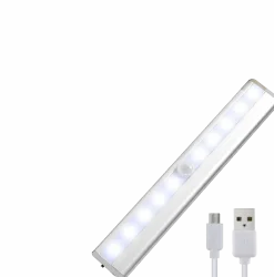 Motion Sensor Led Usb Rechargeable Cabinet Light