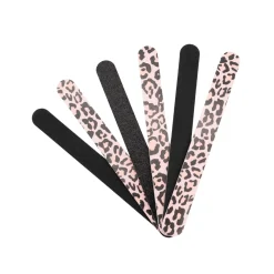 Nail File Set – Leopard Print (6 Pieces)