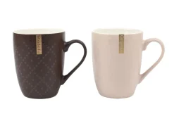 New Bone Mug 11oz Embossed And Golden Asst Colors