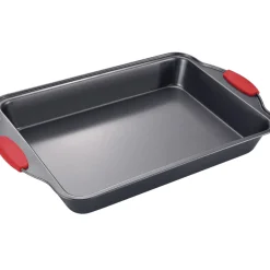Non Stick Square Cake Pan with Silicone Handles