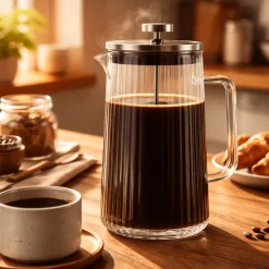 NUVO Ribbed French Press 600 ml