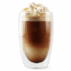 NUVO Set of 2 Double-Walled Ribbed Latte Cups
