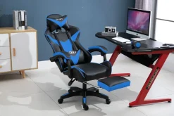 Office Gaming Chair with retractable footrest