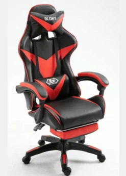 Office Gaming Chair with retractable footrest