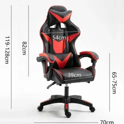 Office Gaming Chair with retractable footrest