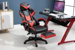 Office Gaming Chair with retractable footrest