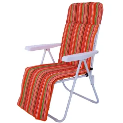 Outdoor Folding Steel Lounge Chair