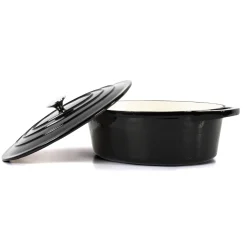 Oval Cast-iron Enamel Coated Duch Oven 5.5L