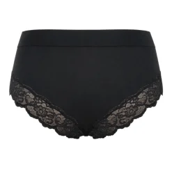 2-Pack Cotton Stretch Bikini Panties with Lace Trim