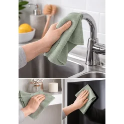 20-Pack Microfiber Cleaning Cloths – 20x20 cm (8x8")