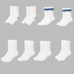 8-Pack Sport Crew Socks (Ages 7–9)
