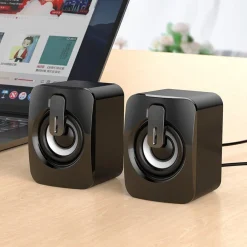 Pair Of Gaming Speakers Fancy Light